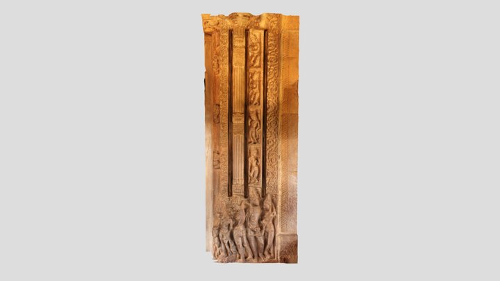 Free - 3D Scan - 6th Century Entrance carving 3D Model