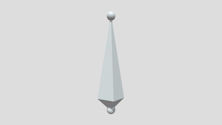 Fake armature (rig bone) mesh 3D Model