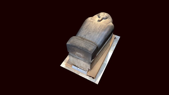Coffin at Egyptian Museum 3D Model