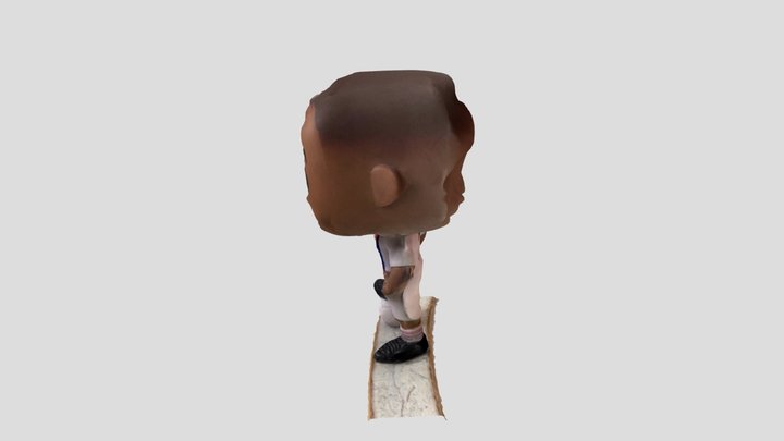 Figurine pop Mbappé 3D Model