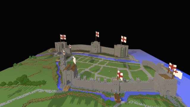 Recreating 17th Century Hull in Minecraft 3D Model