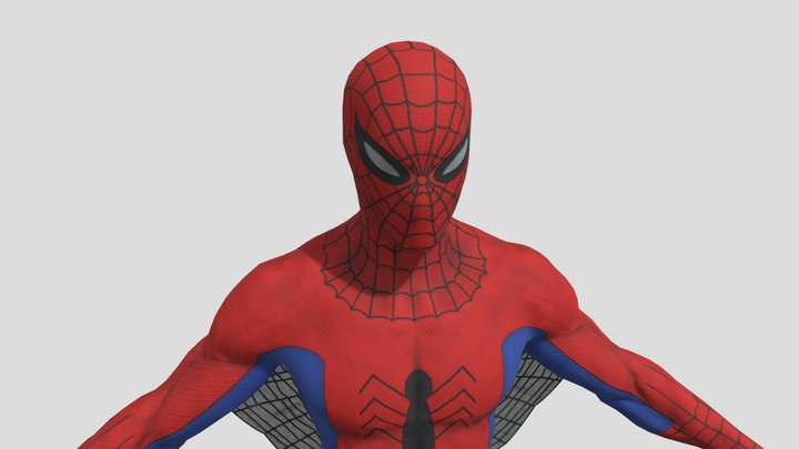 60s Spider-Man 3D Model