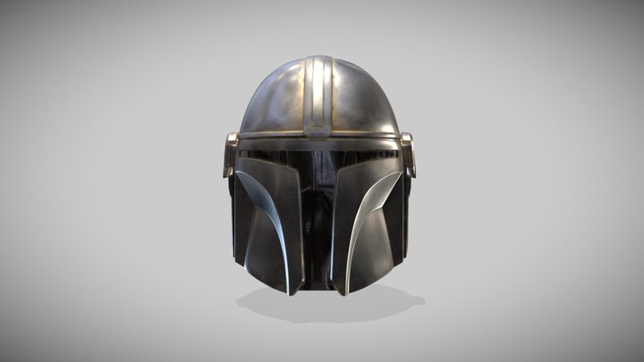 Mandalorian Helmet 3D Model