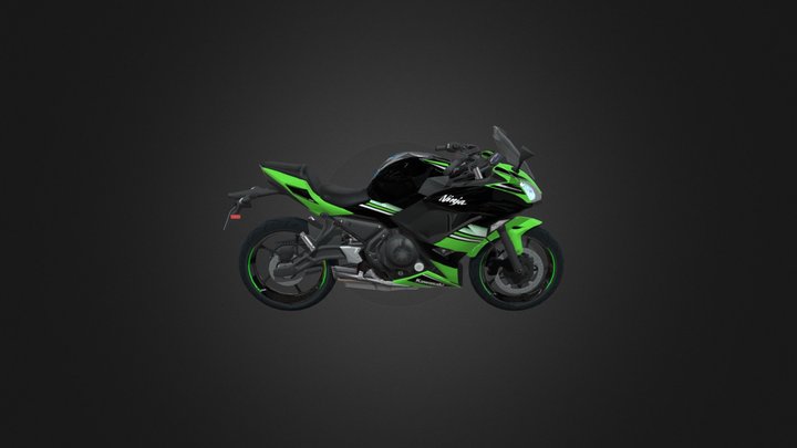 kawasaki Ninja650 3D Model