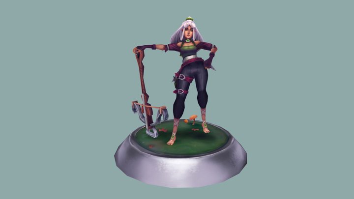 Elaina - League of Legends Fan Character 3D Model