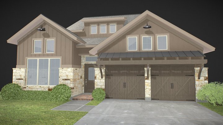Easton Park | 2100E | Type A | Texas Vernacular 3D Model