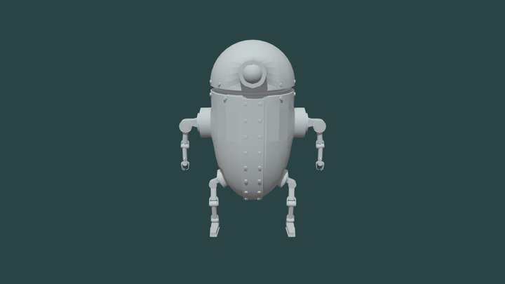 iron robot 3D Model
