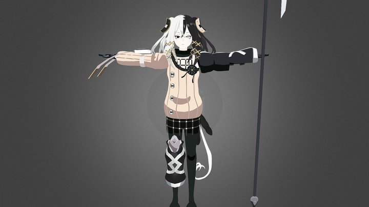 Overlord antilene heran fouche 番外席次 3D Model