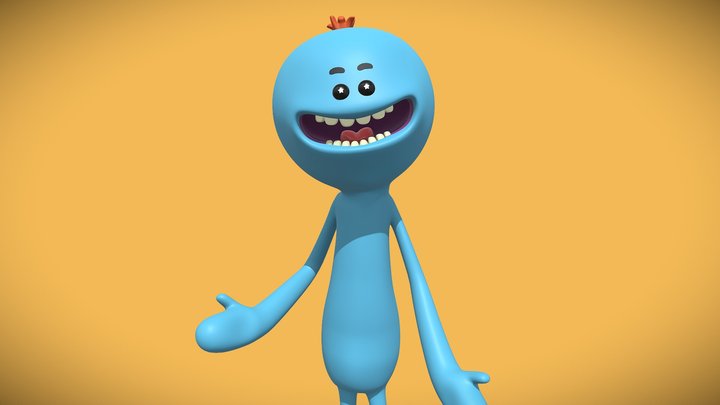 Mr Meeseks 3D Model