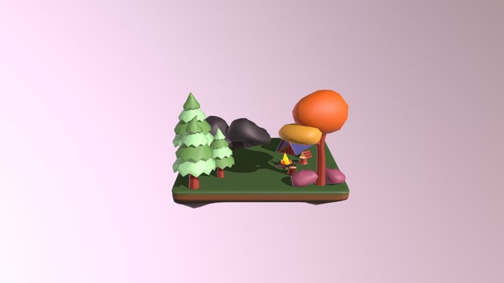 Campground 3D Model