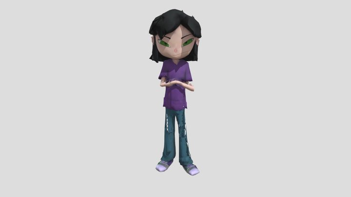 Kat Cassidy 3D Model