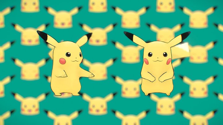 Pikachu – Free 3D Model STL