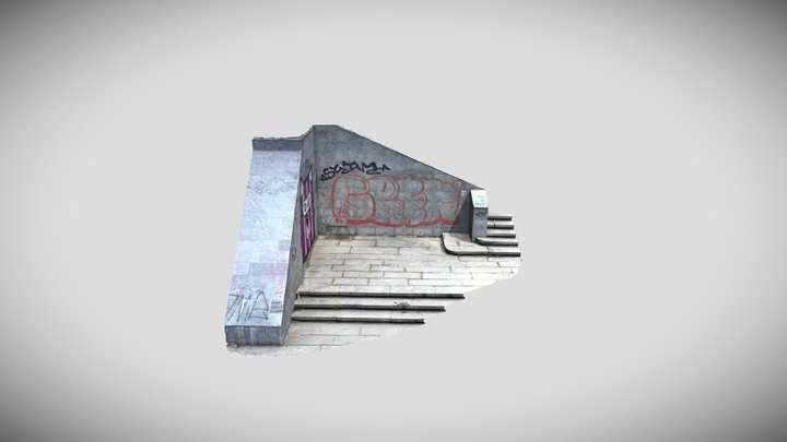 Graffiti_wall_03_Litovka 3D Model