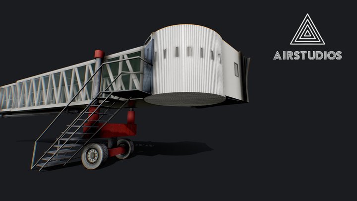 Airport Jetway 3D Model