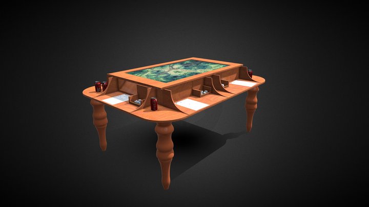 DnD TV gaming table