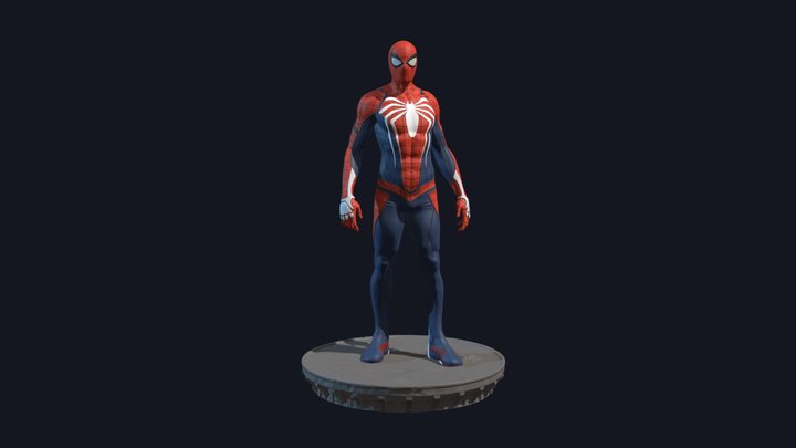 Marvel's Spider-Man (PS4) Suit - Fanart 3D Model