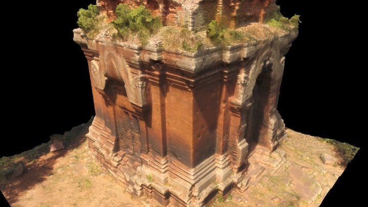 Phnom Da, 11th century temple 3D Model