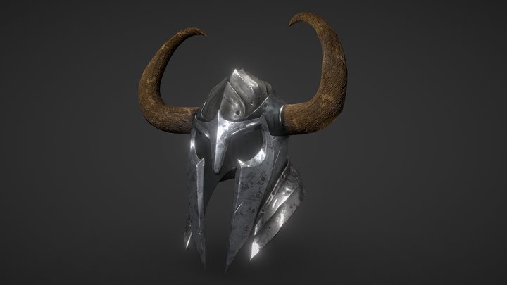 Viking Helmet 3D Model
