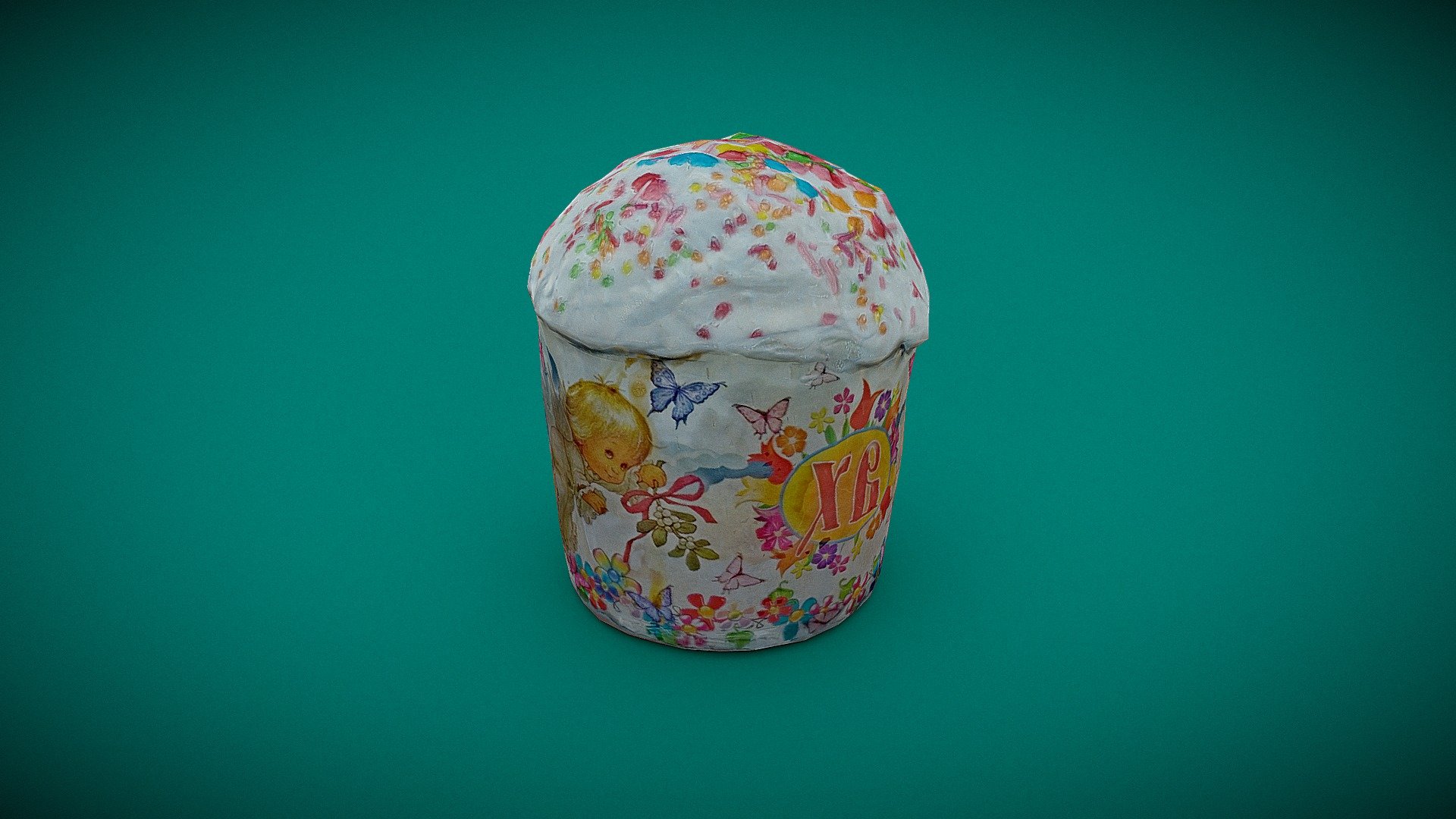 Пасхальний Куліч - Download Free 3D model by Vitalii Yevsovych (@Onnix ...