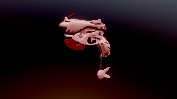 D.va gun  - Overwatch 3D Model
