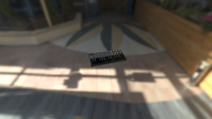 Akai MPK Mini mk.II 3D Model