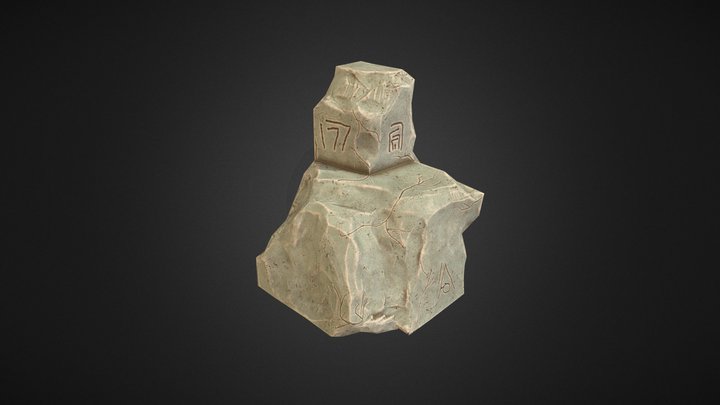 stone_low_02 3D Model