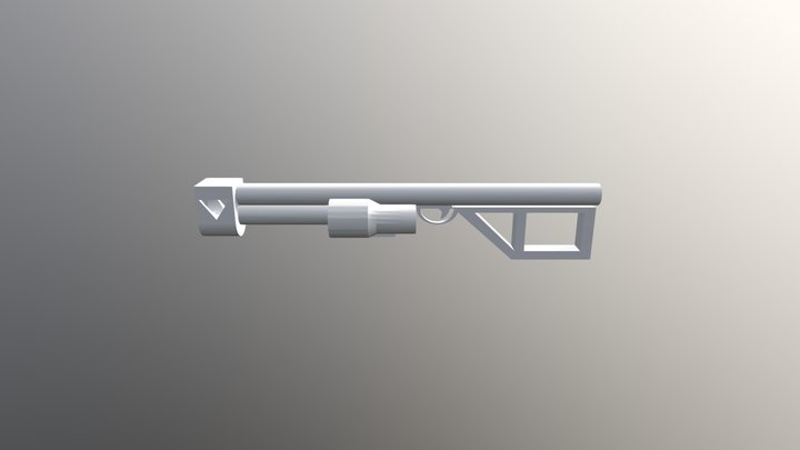 Lightning Rifle 3D Model