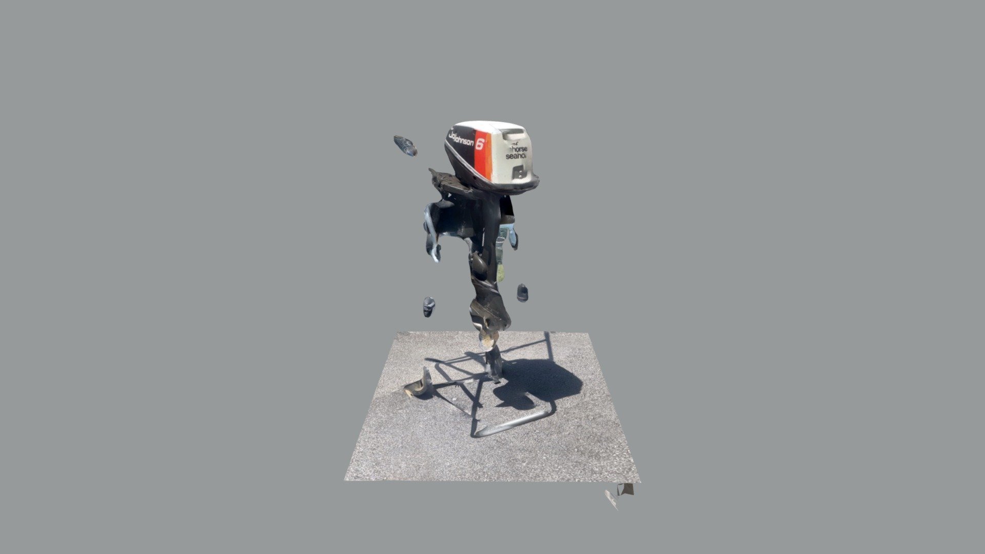 1976 6hp Johnson 2 stroke outboard