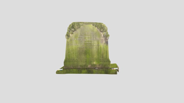 Stockton Road Gravestone 3D Model