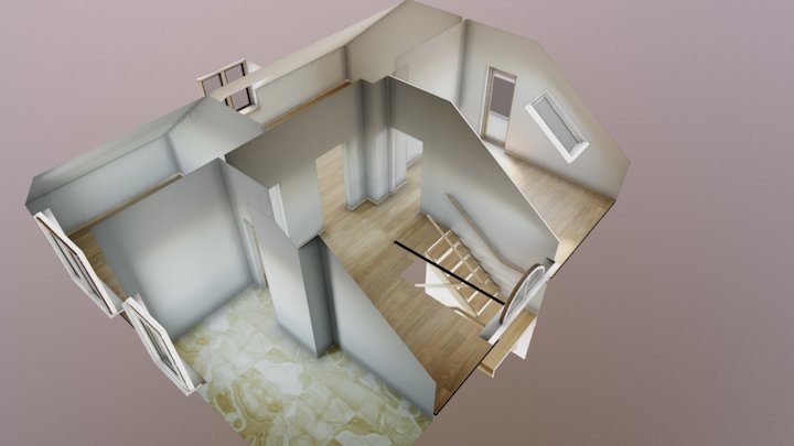 Final House poddasze 3D Model