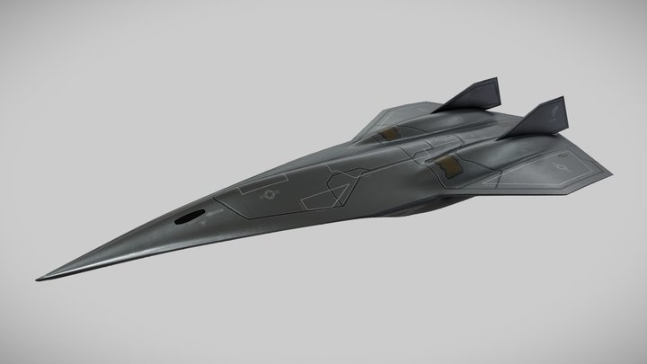 Lockheed Martin SR72 Darkstar | TopGun: Maverick 3D Model