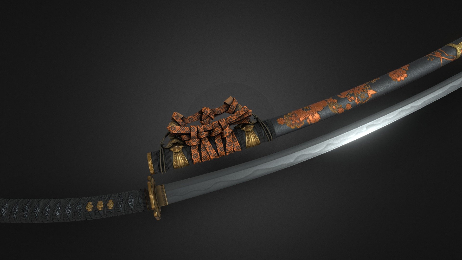 Long Tachi - 3D model by Simplix [357953d] - Sketchfab