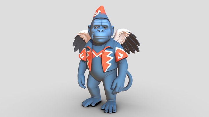 Flying Monkey — The Wizard of Oz 3D Model