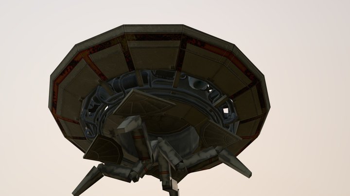 Flying Saucer 3D Model