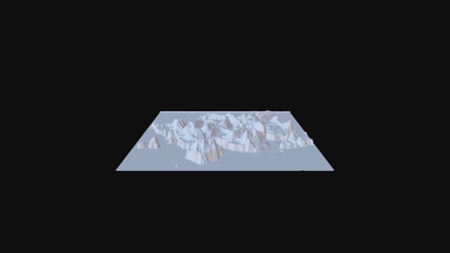 Game Development Terrain 3D Model