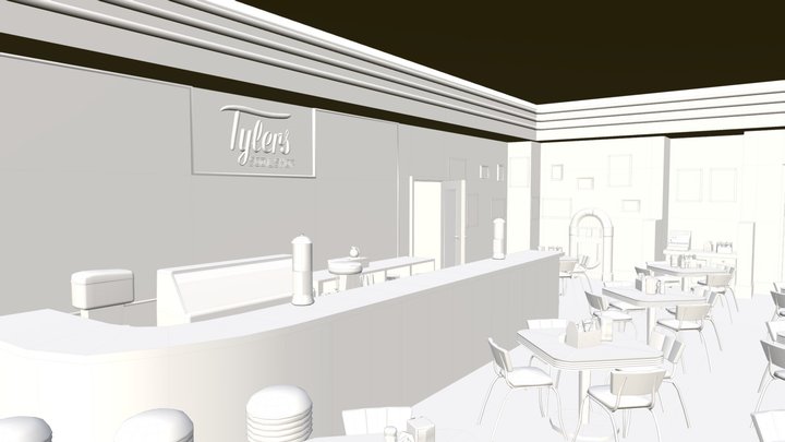 Soda Shop 3D Model