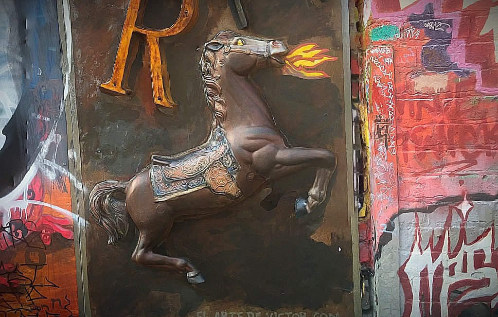 Clarion Alley horse