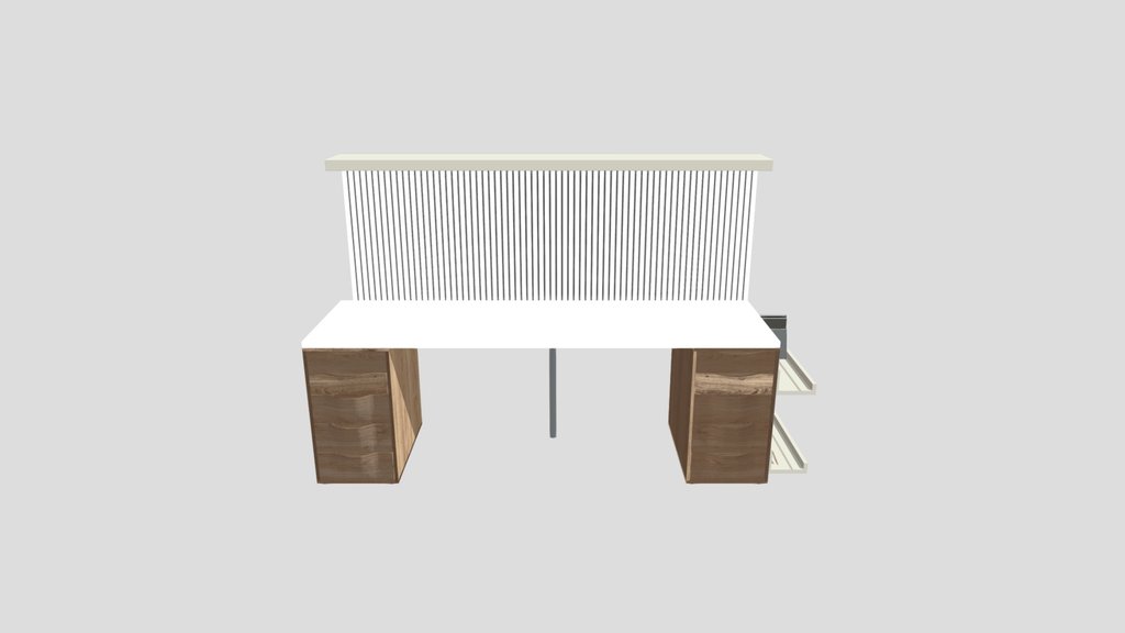 Ikea Desk With Accessories