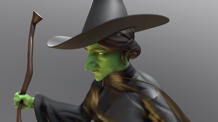 Margaret Hamilton/ the Wicked Witch of the West 3D Model