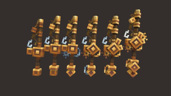 fishing rod 3D Model