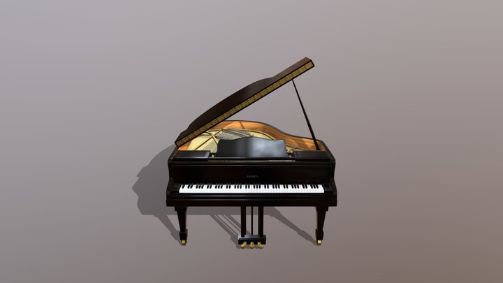 James' Piano 3D Model