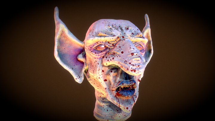 Vampiric Orc 3D Model
