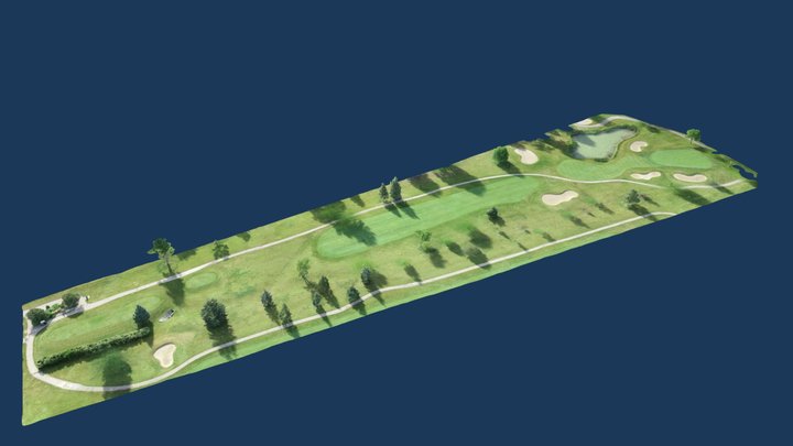 St. Clair Shores Golf Course - Hole #18 3D Model