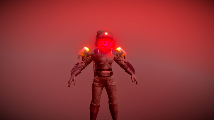 Rage Upgraded Camerawoman 3D Model