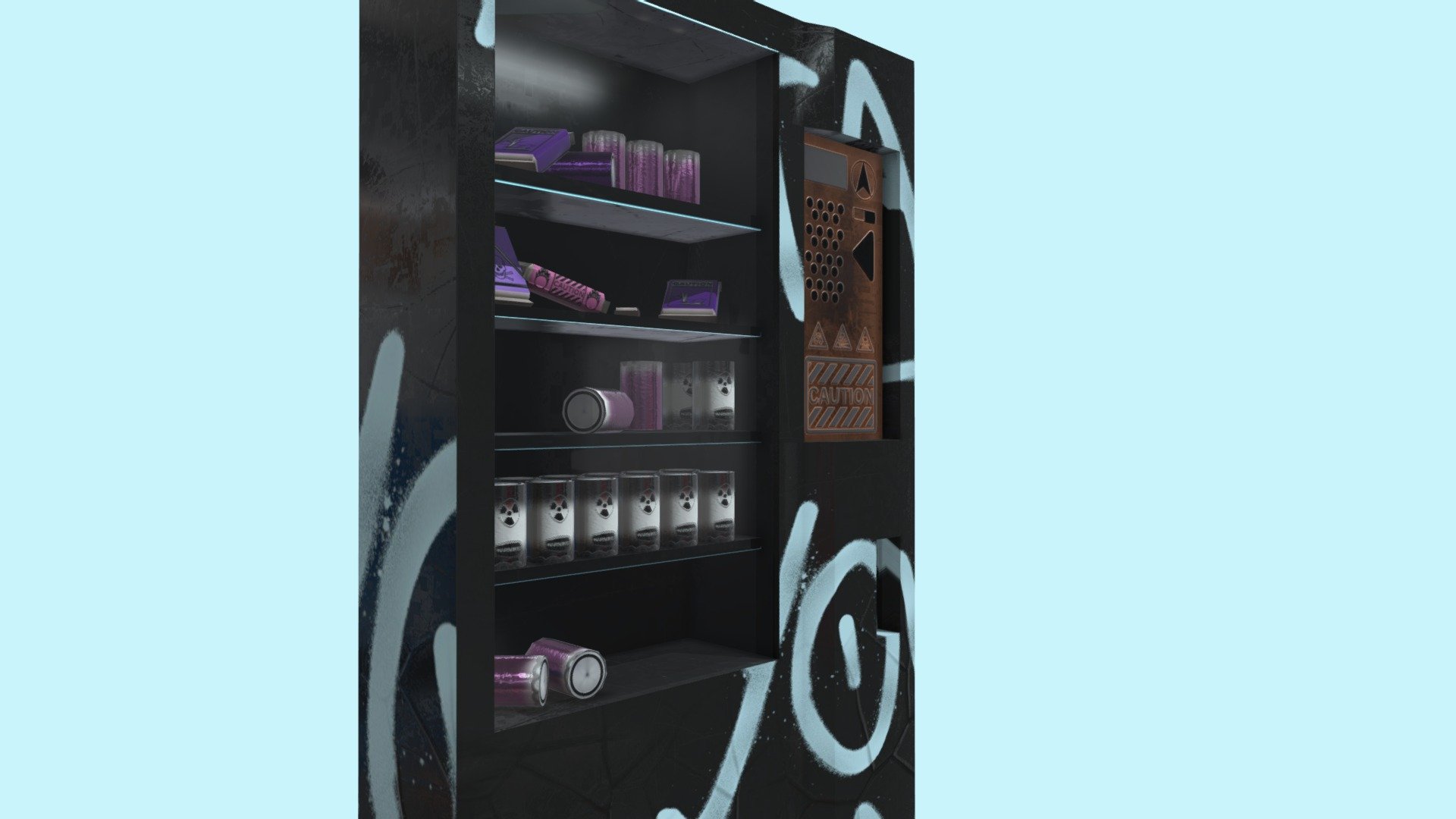 Neon Vending Machine