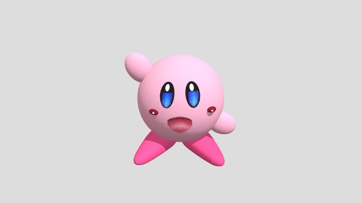Kirby 3D model! 3D Model
