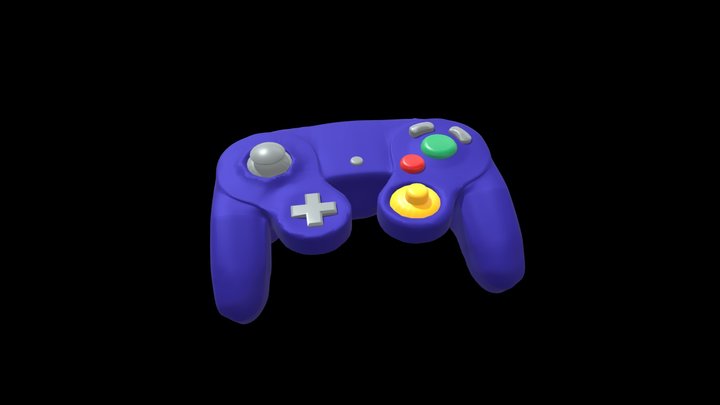 Game Cube Controller 3D Model