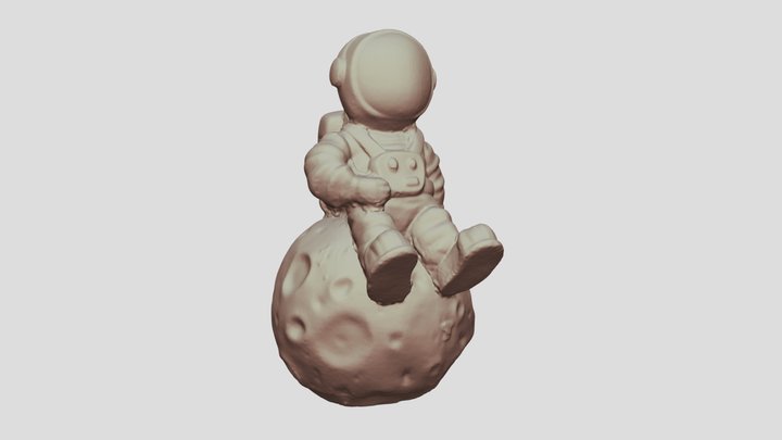 Astronaut 3D Print - Shining 3D Einstar 3D Model