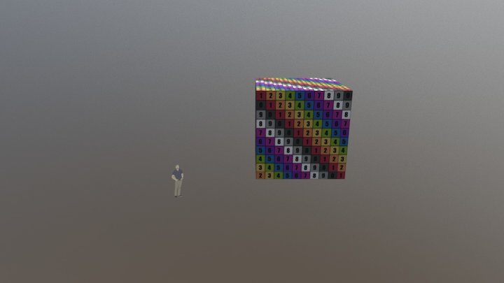 Cubo Colores 3D Model
