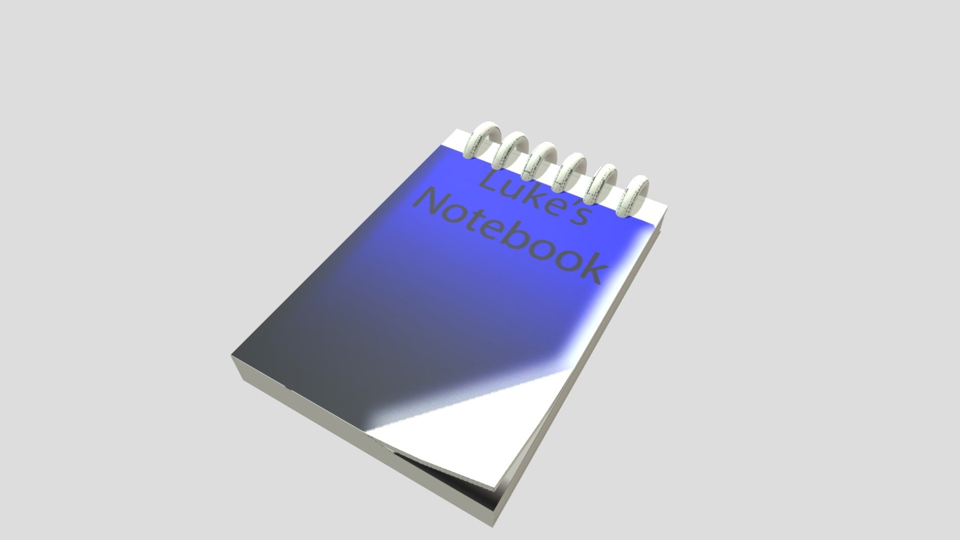 notebook - 3D model by Luke Kennedy-Morris (@LukeKM) [358144b] - Sketchfab